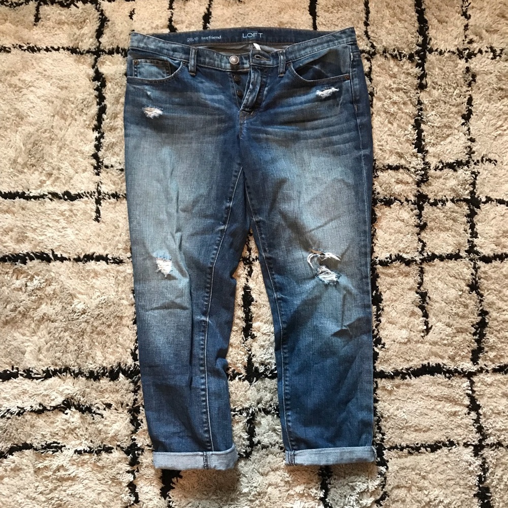 Loft boyfriend jeans